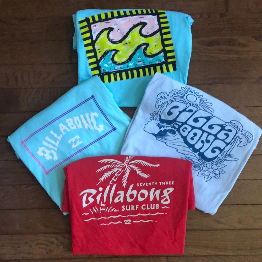 Billabong t-shirt - set of 4!